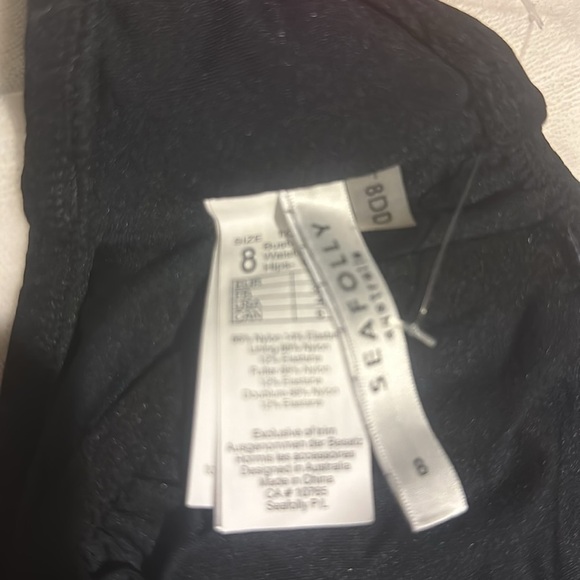 Seafolly Women's Medusa Over The Shoulder Tank Bikini Top with Clip Back | NWOT - Picture 12 of 14